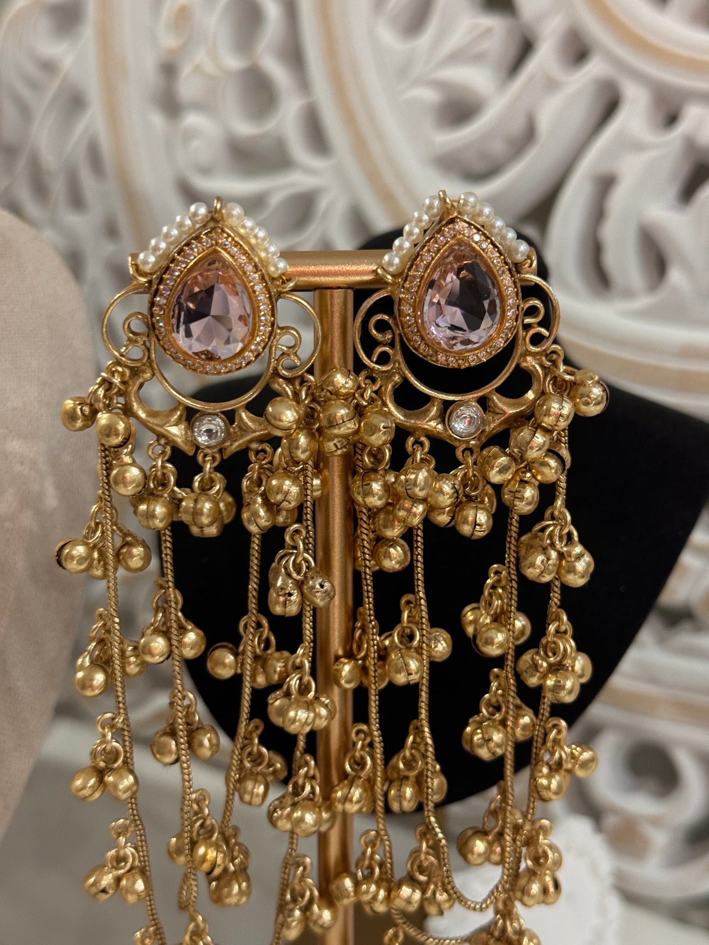 FMC979 - Brass (Kashmiri) Earrings