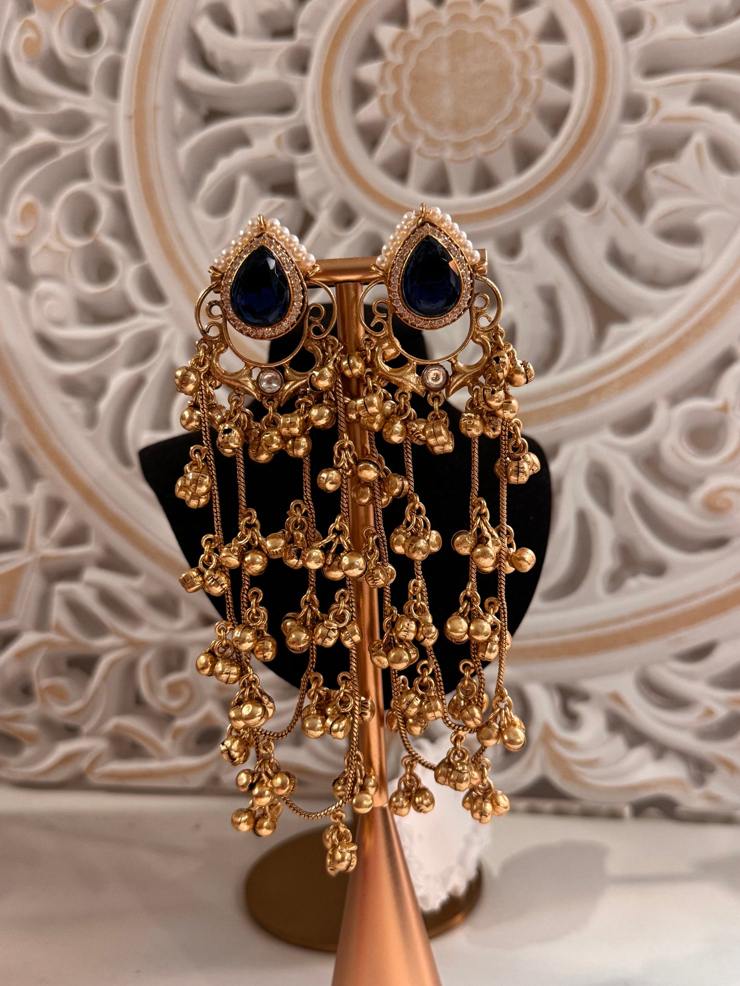 FMC979 - Brass (Kashmiri) Earrings