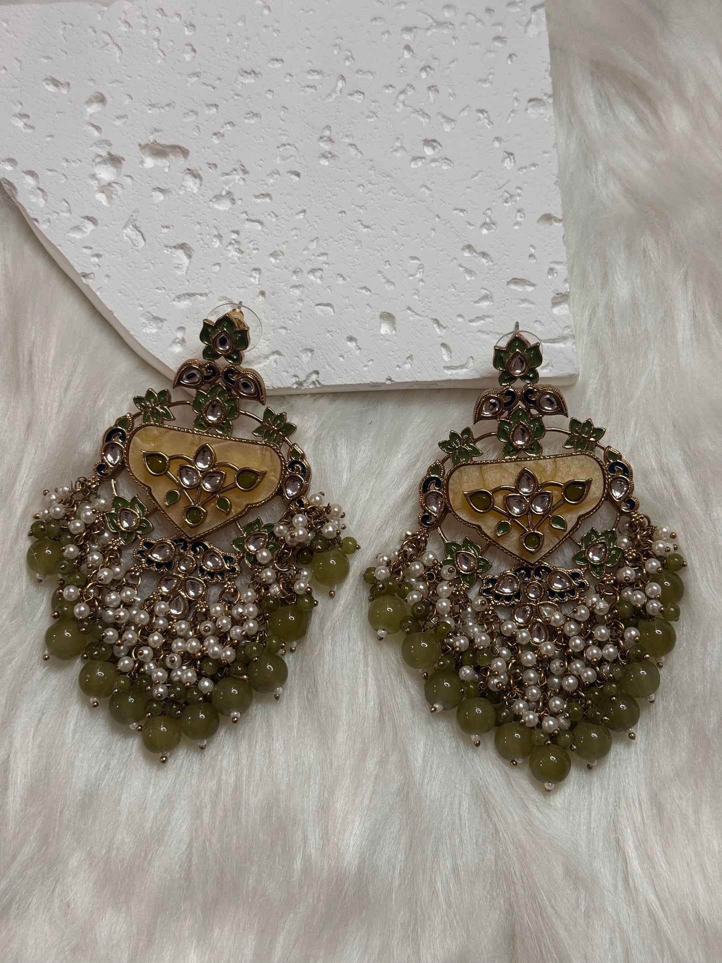 FMC675 - Kundan Earrings