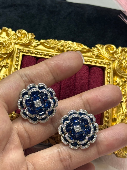 FMC1122 - WGP 3D Floral Stud Earrings