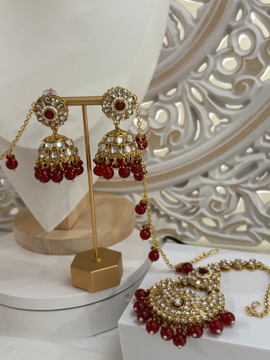 FMC535 - Jhumki Tikka Set