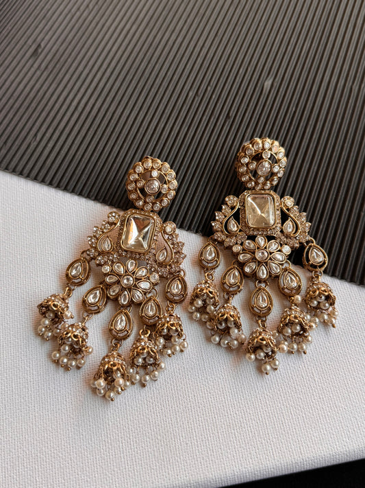 FMC765 - Kundan Earrings