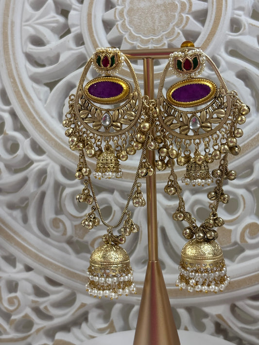 FMC1645 - Kashmiri Earrings