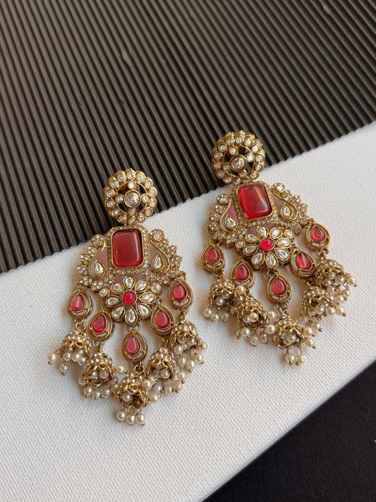 FMC765 - Kundan Earrings