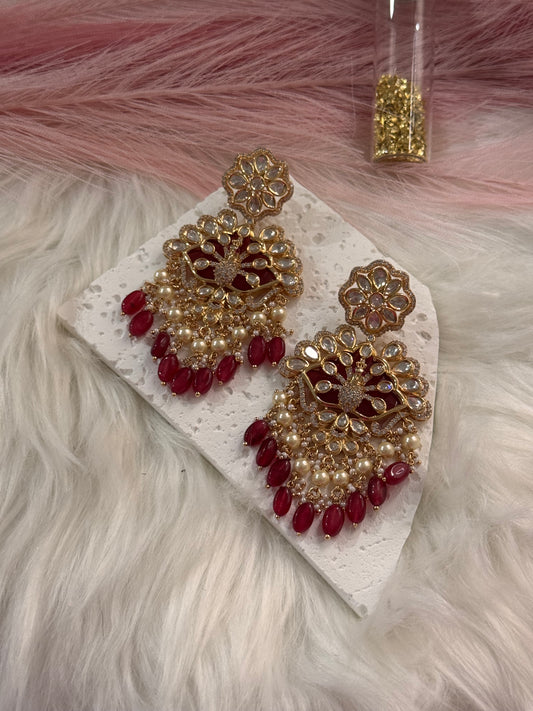 FMC2640 - Uncut Kundan Earrings