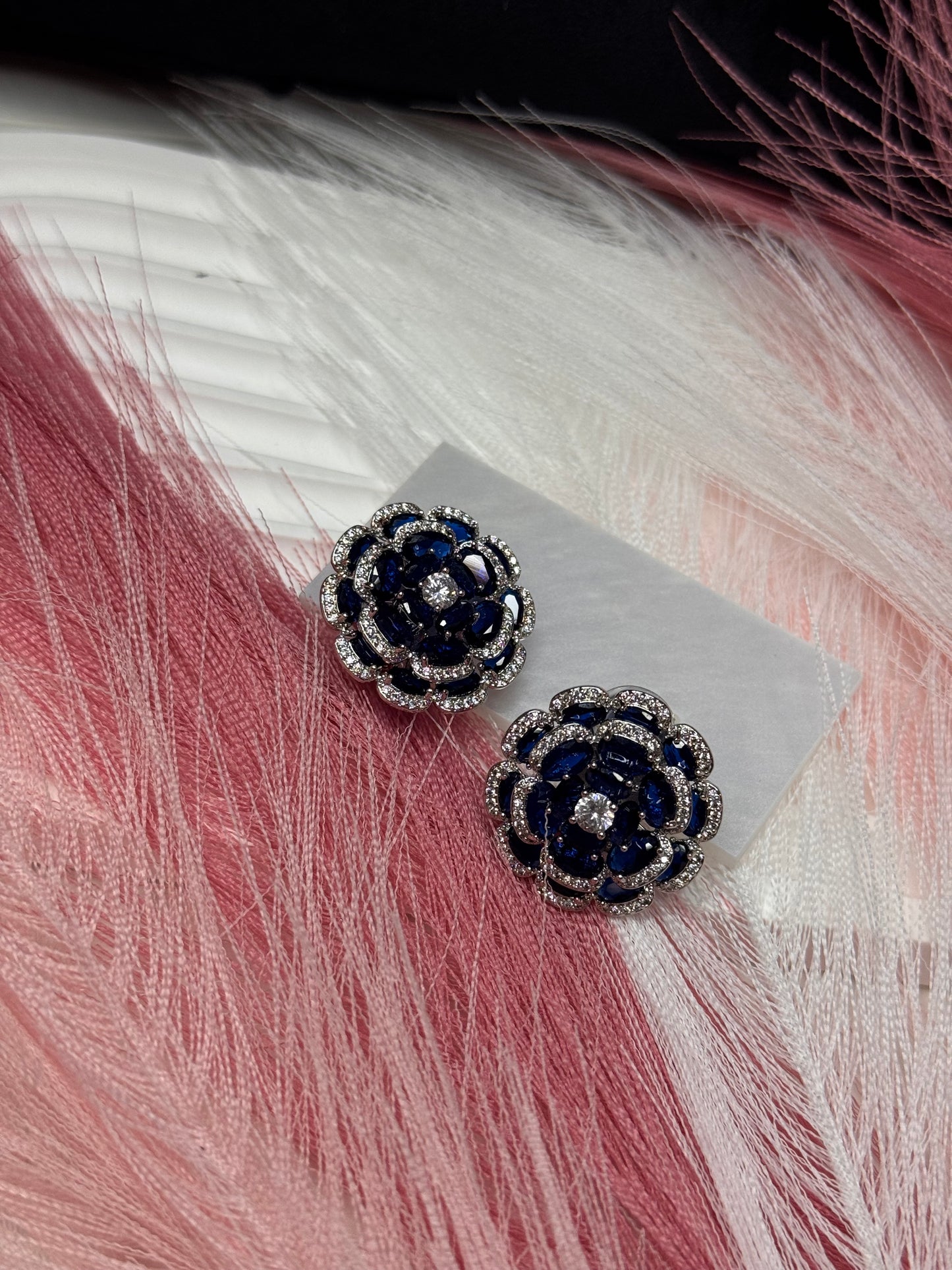 FMC1122 - WGP 3D Floral Stud Earrings