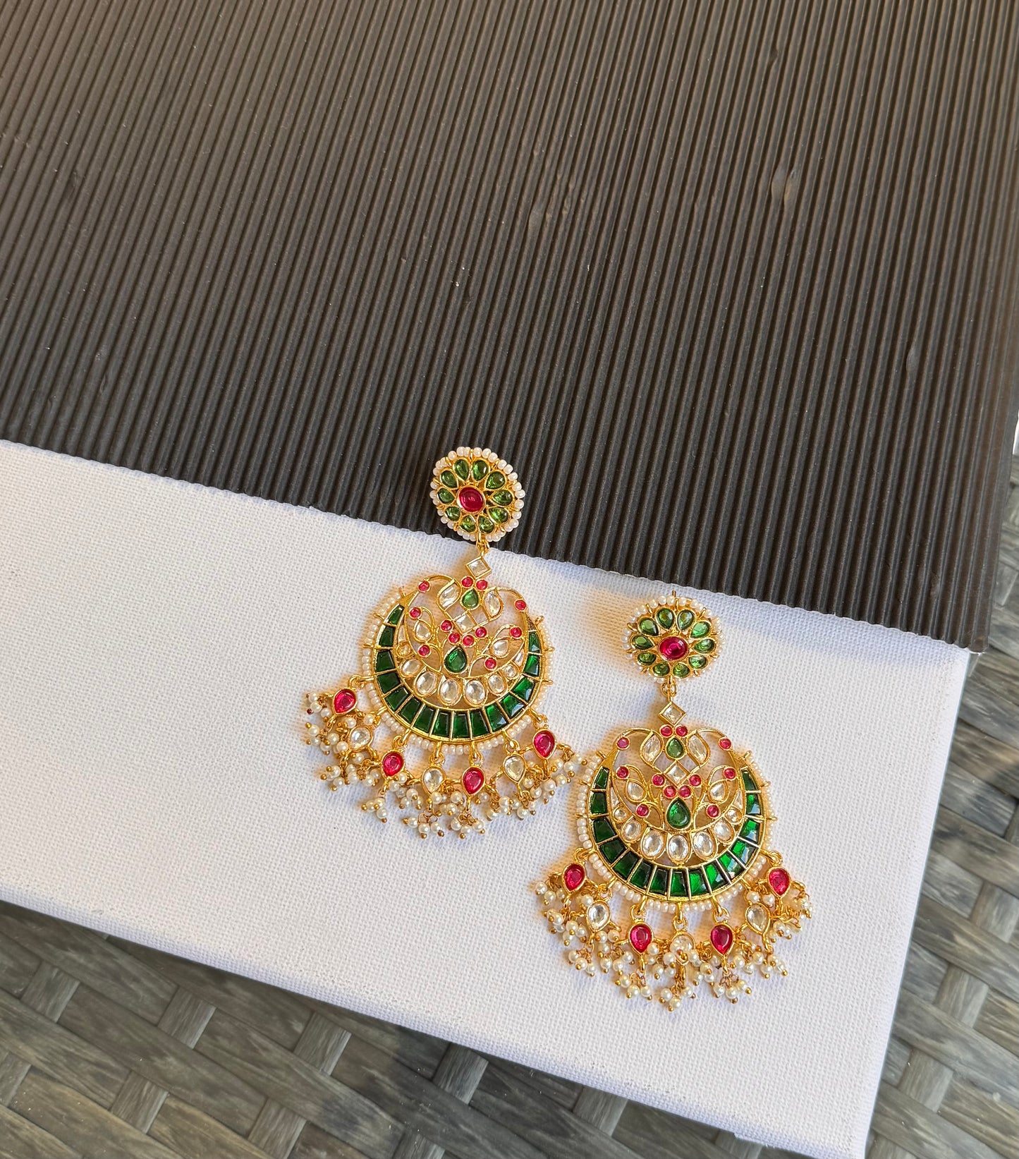 FMC2450 - Pachi Kundan Earrings