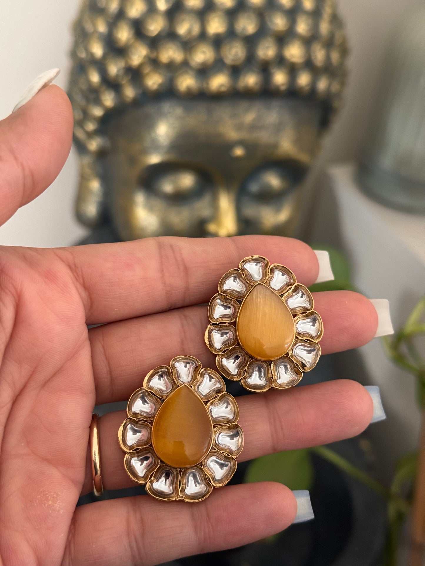 FMC151 - Kundan Stud Earrings