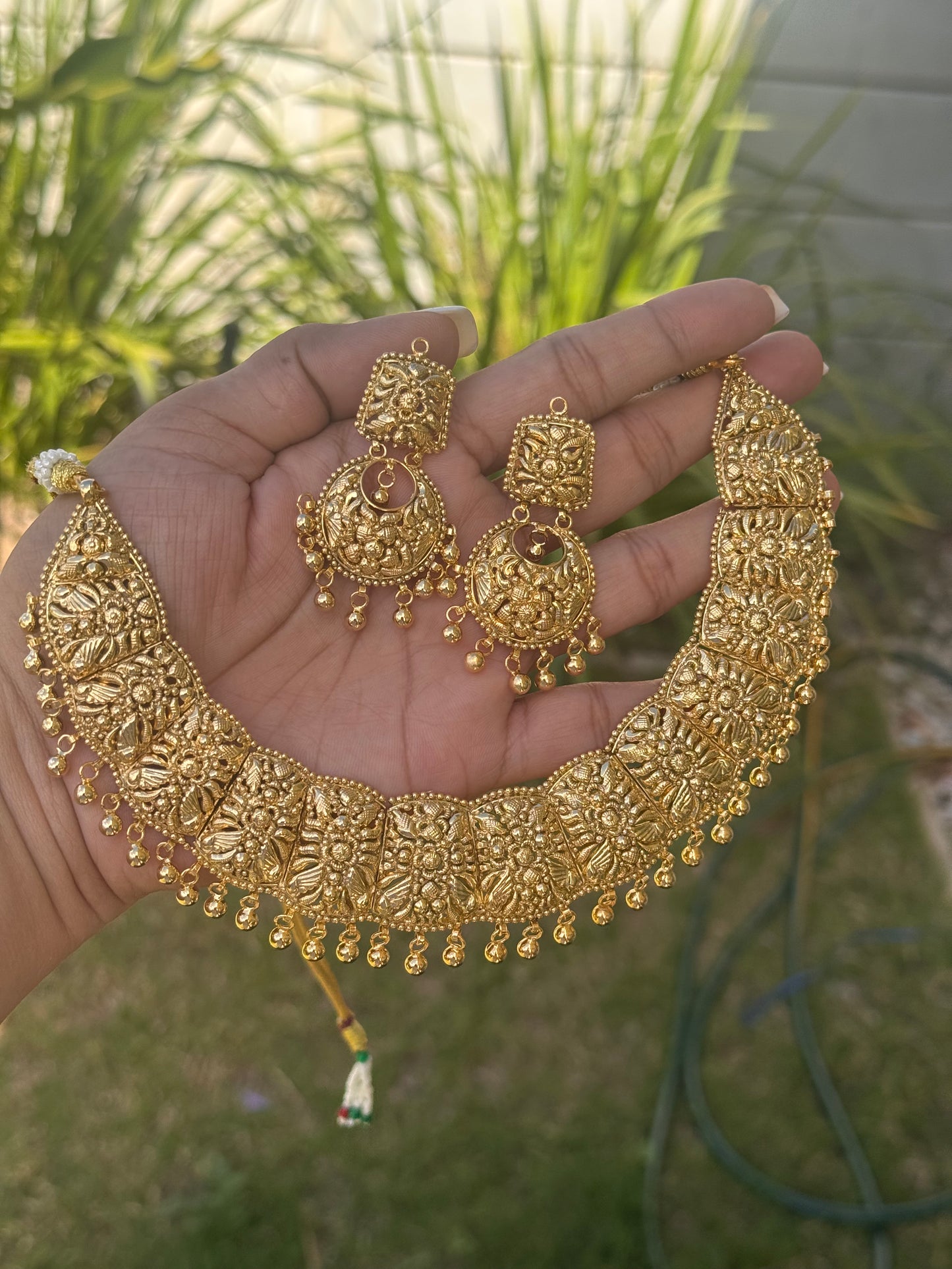 FMC3350 - 2 Gram Gold Plated Necklace Set