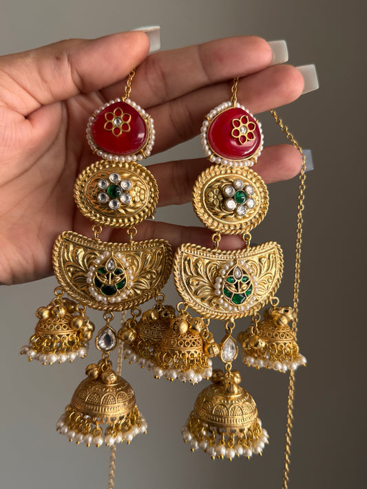 FMC2876 - Brass Earrings