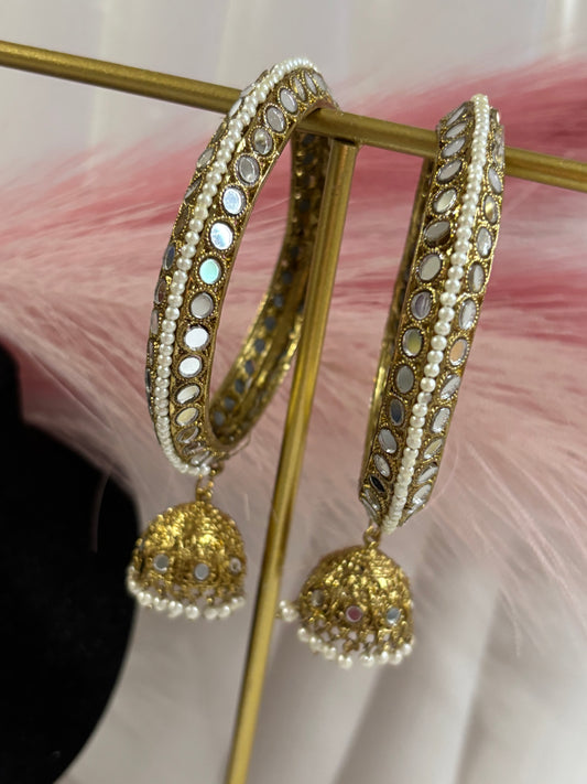 FMC238 - Mirror Jhumki Bangles