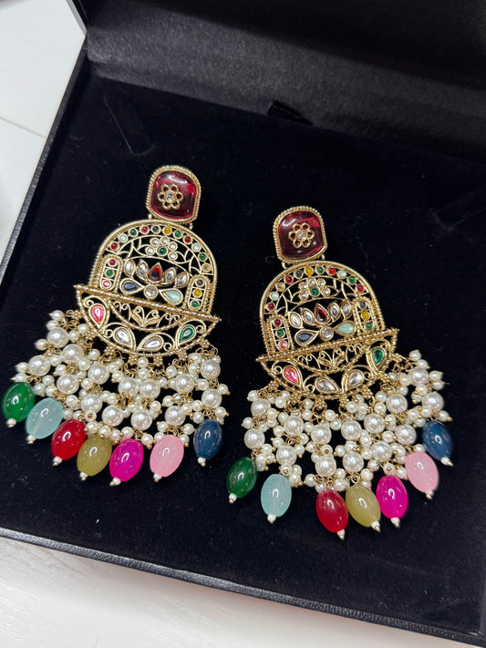FMC480 - Kundan Earrings