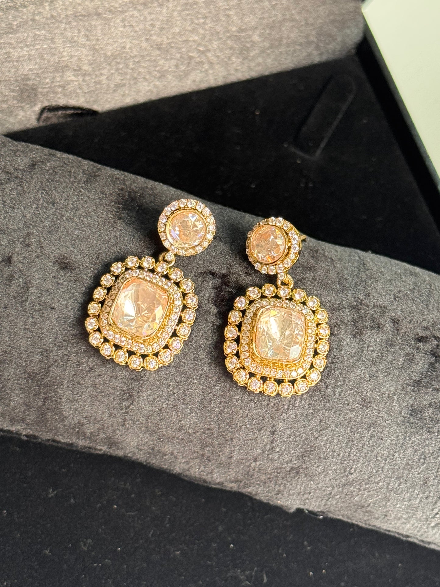 FMC2706 - Pure Mossanite Kundan Necklace