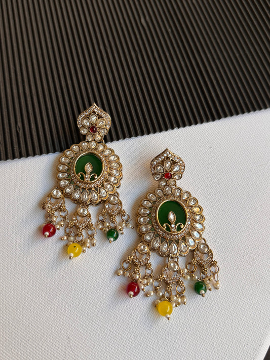 FMC433 - Kundan Earrings
