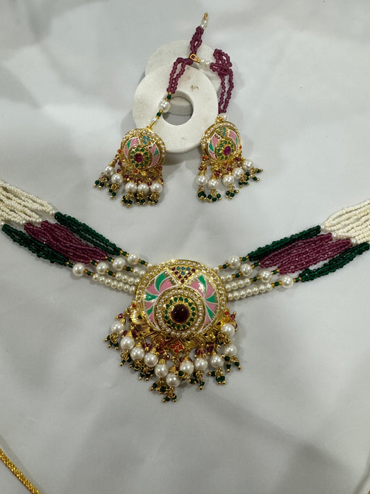 FMC2927- Jadau Chokar Set