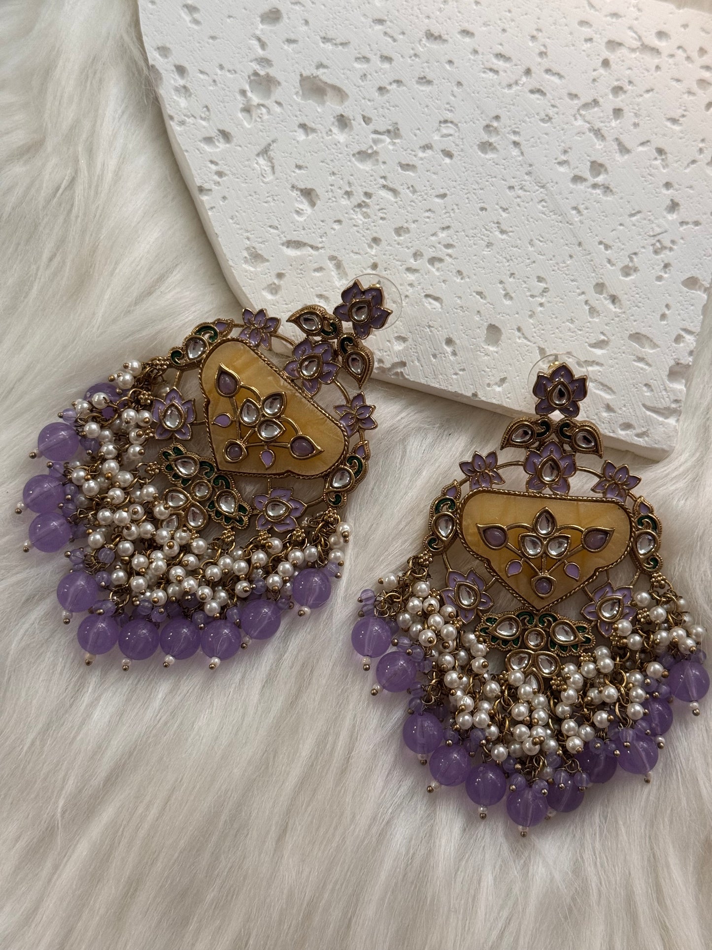 FMC675 - Kundan Earrings