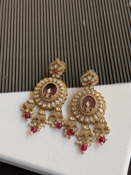 FMC433 - Kundan Earrings