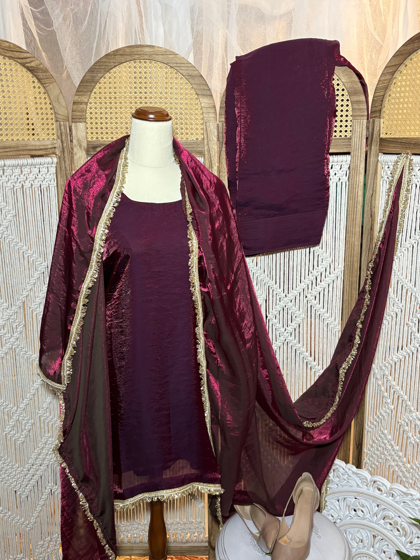 Fendi Silk Farshi Salwar Suit