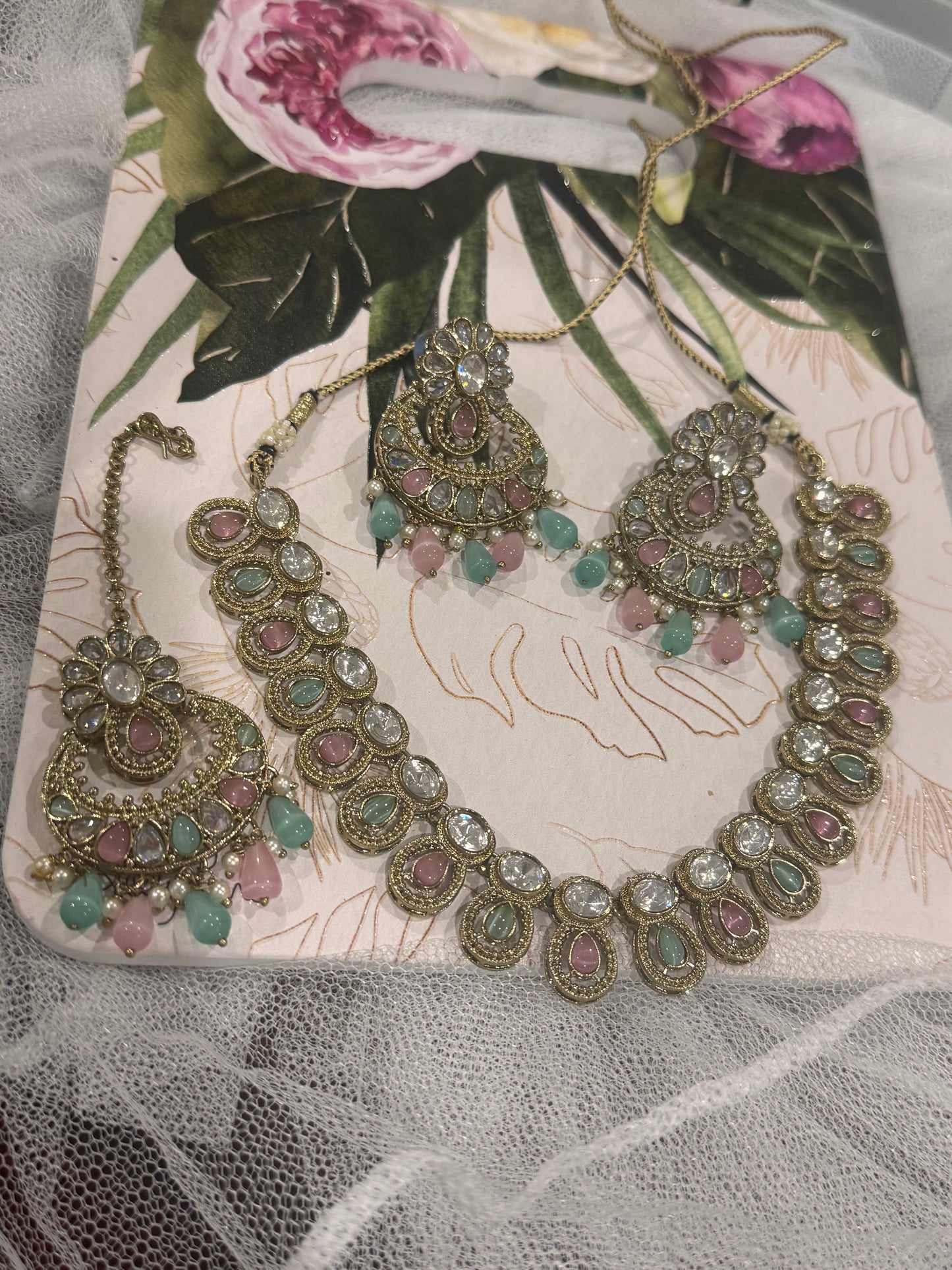FMC256- Polki Necklace