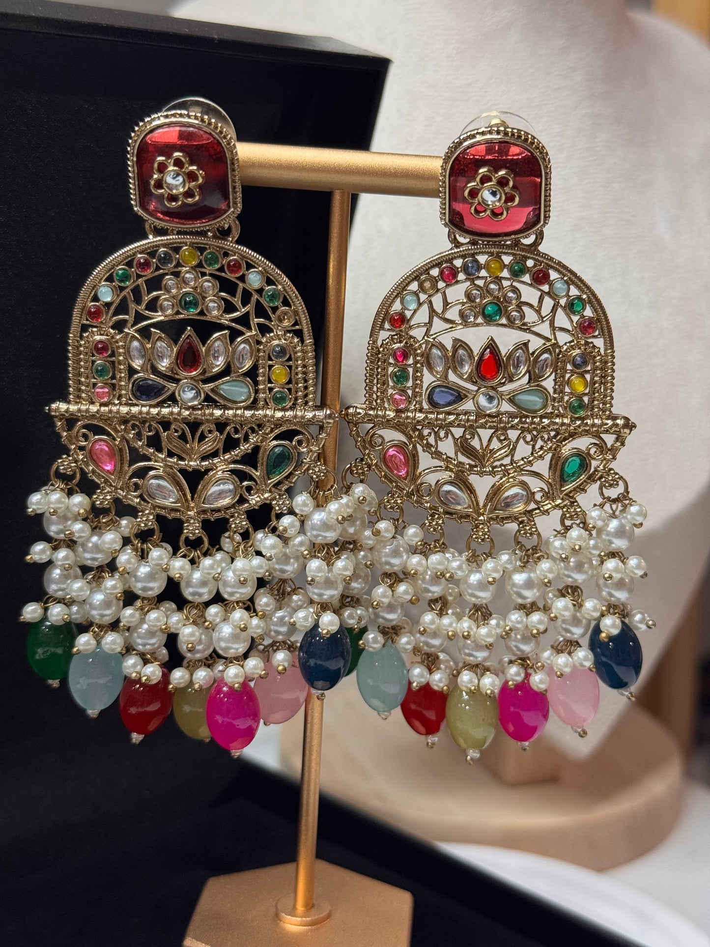 FMC480 - Kundan Earrings