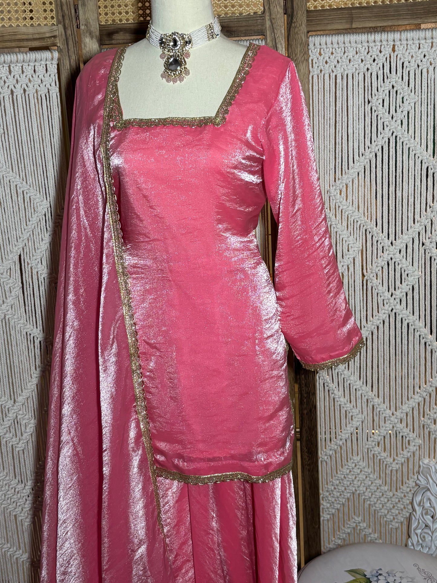 Fendi Silk Plazo Suit