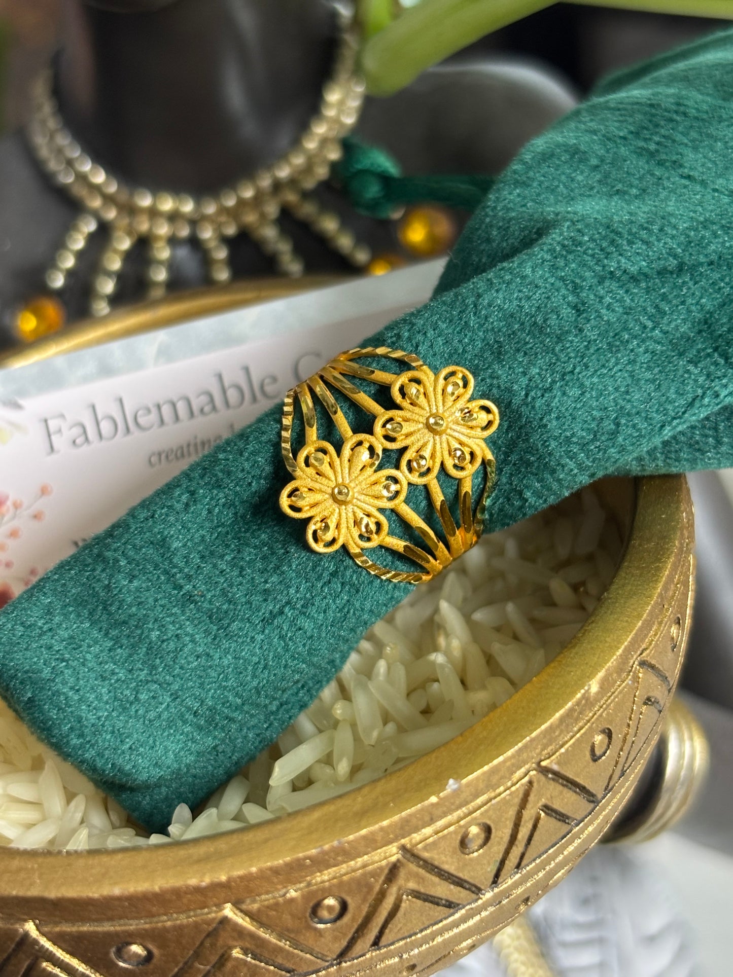 FMC1904 - Gold Plated Ring