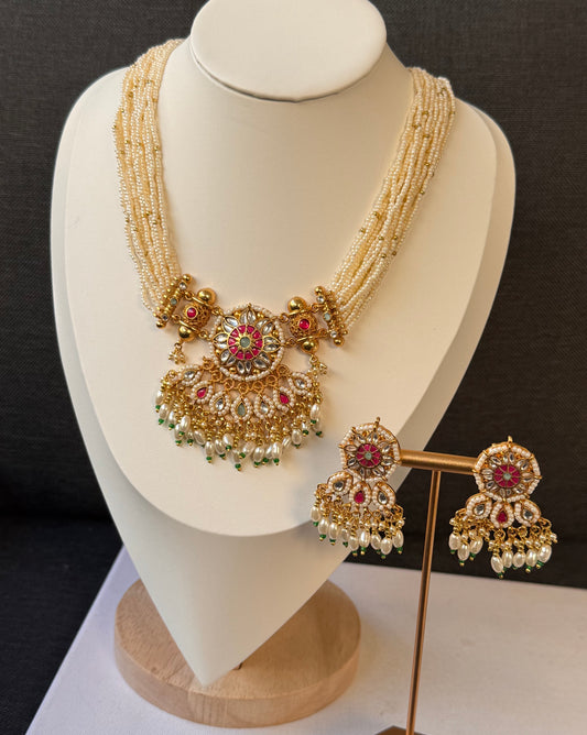 FMC3975 - Pachi Kundan Necklace