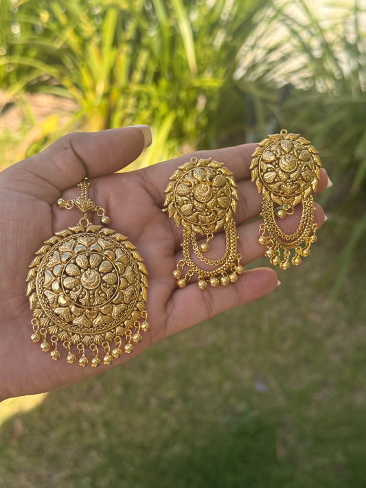 FMC3720 - 2 Gram Gold Plated Necklace Set