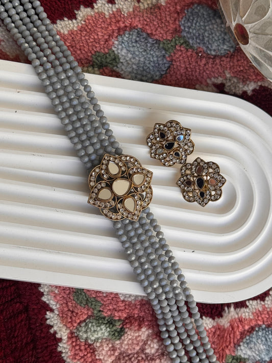 FMC062 - Mirror Chokar Necklace