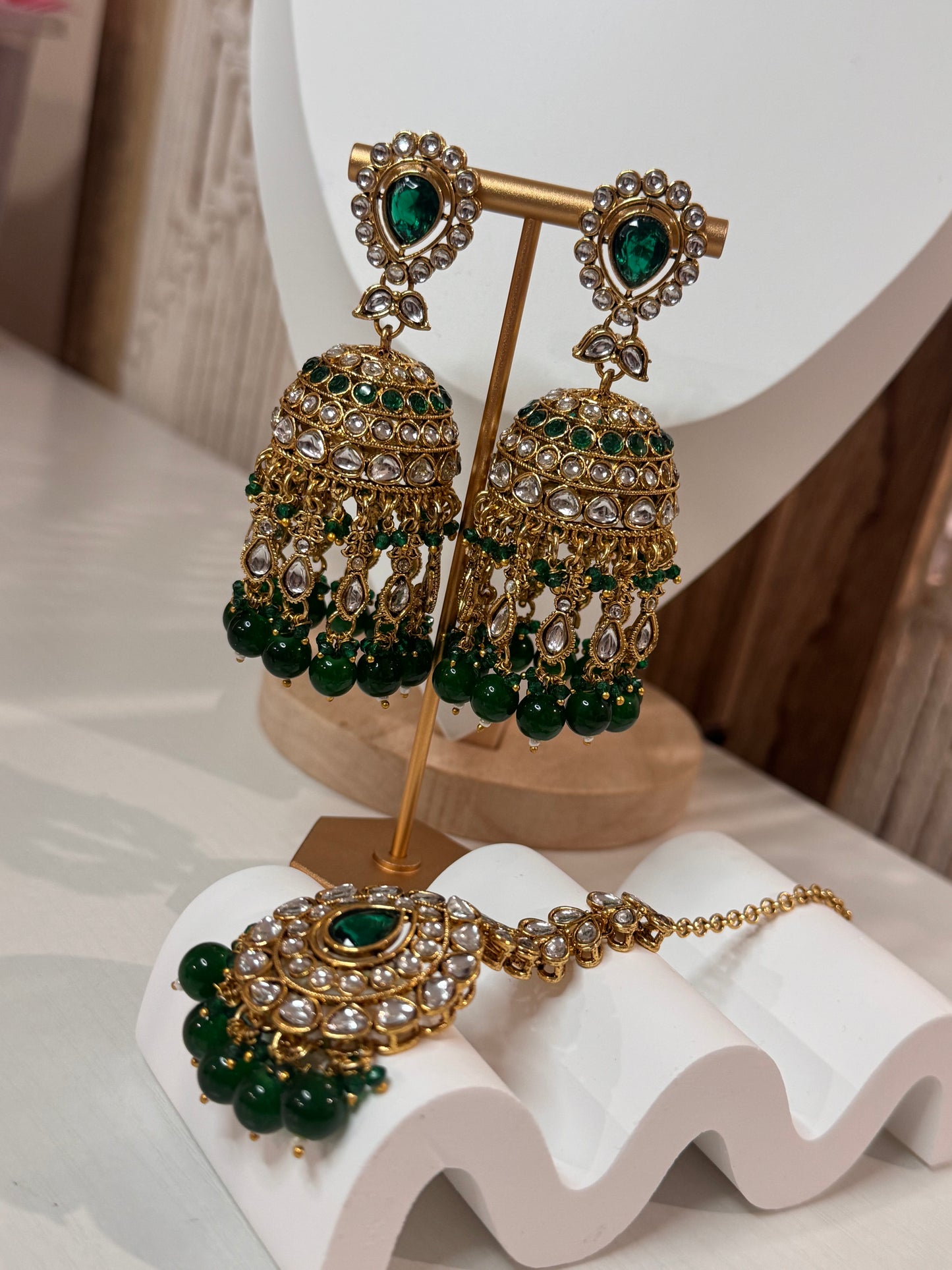 FMC785 - Jhumki Tikka Set
