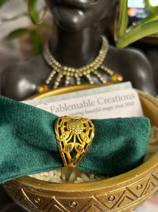FMC1908 - Gold Plated Ring