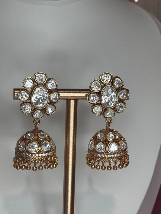 FMC1795 - Mossanite Jhumki