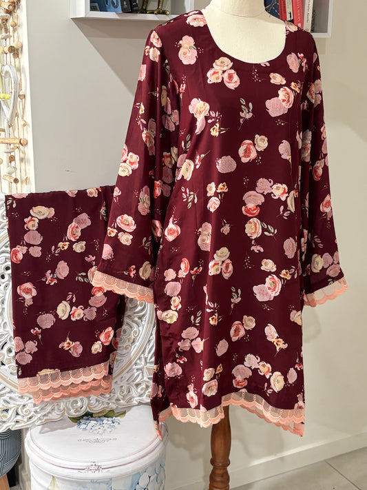 Tabby Silk Stylish Cord Set