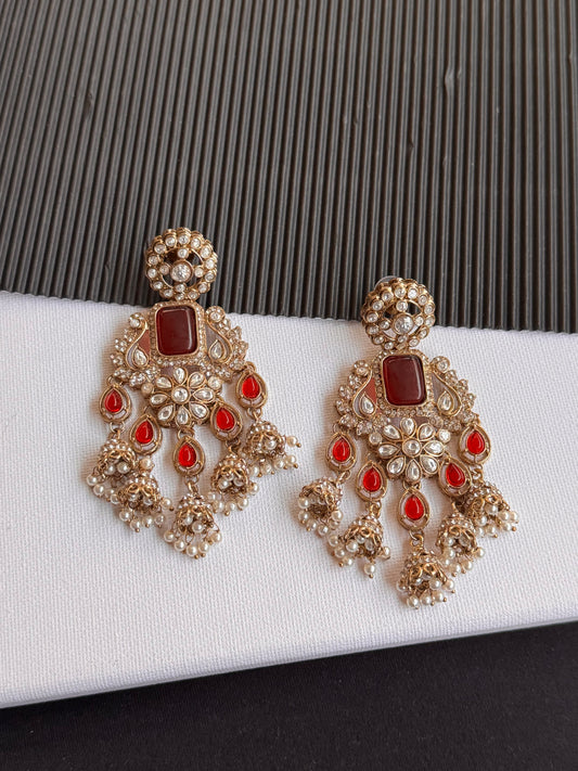 FMC765 - Kundan Earrings