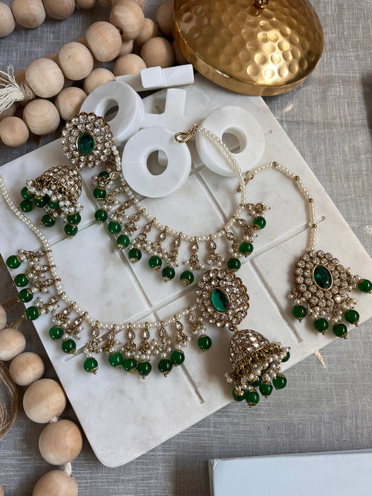 FMC566- Polki Necklace Set