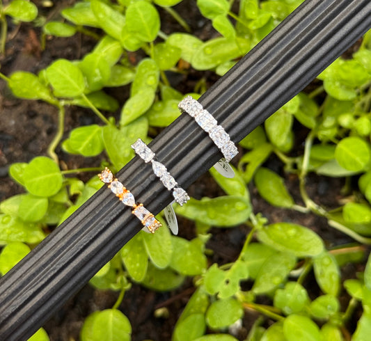 FMC545 - CZ & WGP Band Ring