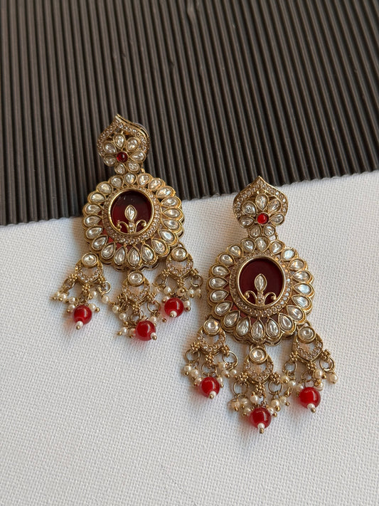 FMC433 - Kundan Earrings