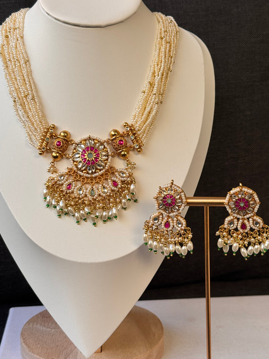 FMC3975 - Pachi Kundan Necklace