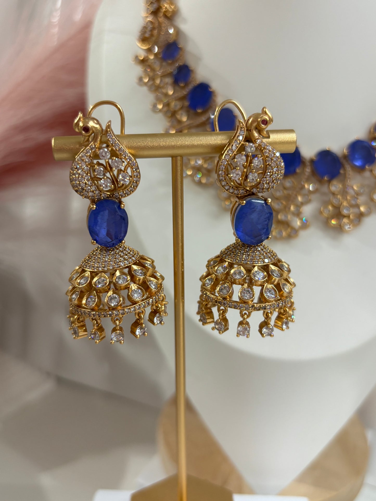 FMC4475 - Uncut Kundan Necklace Set
