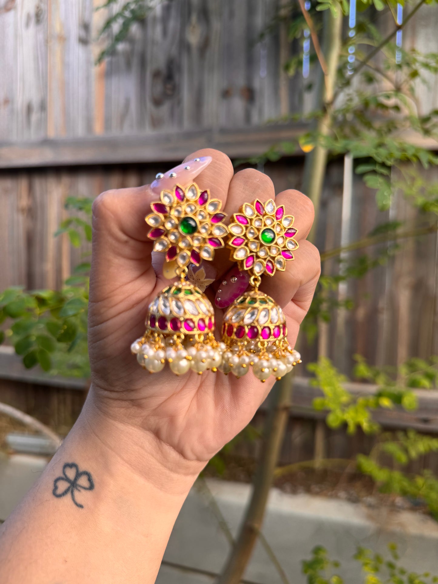 FMC1879 - Pachi Kundan Jhumki