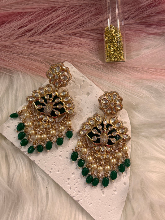 FMC2640 - Uncut Kundan Earrings