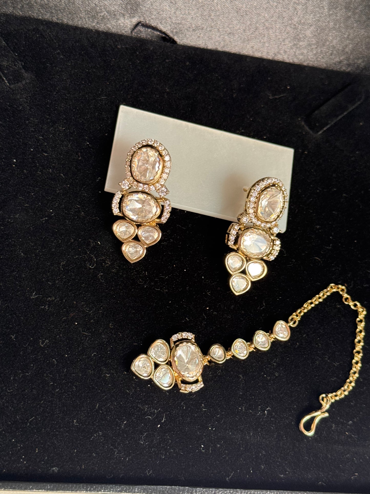 FMC1980 - Mossanite Kundan Necklace