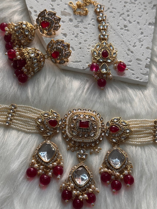 FMC525 - Kundan Chokar Necklace