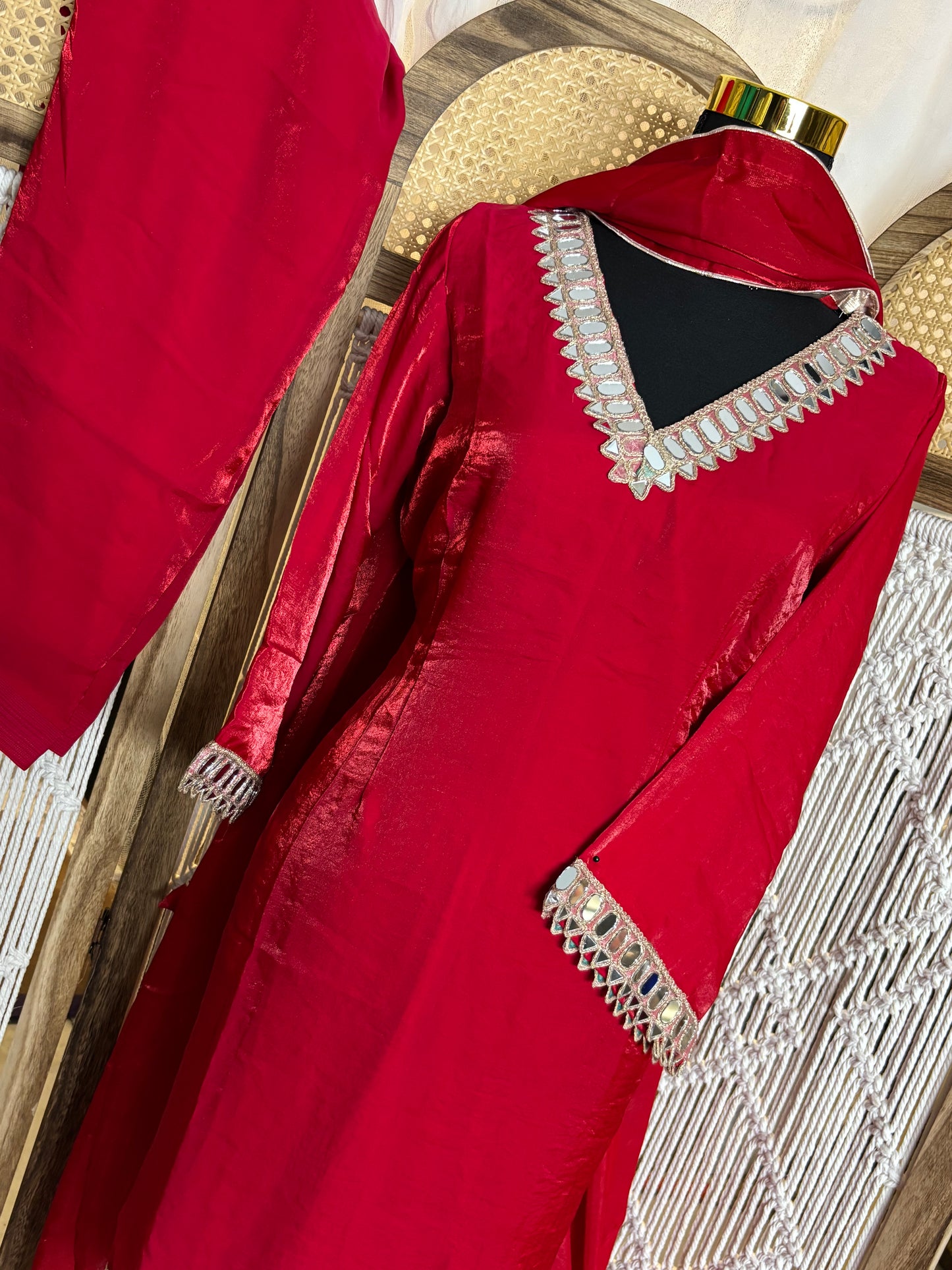 Red Salwar Suit