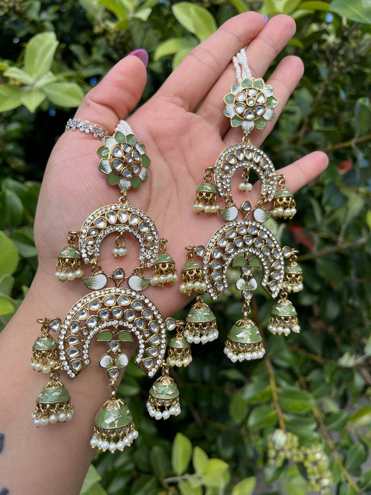 FMC245 - Kundan Earrings