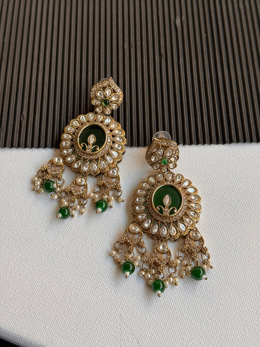 FMC433 - Kundan Earrings