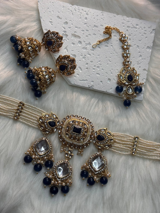 FMC525 - Kundan Chokar Necklace