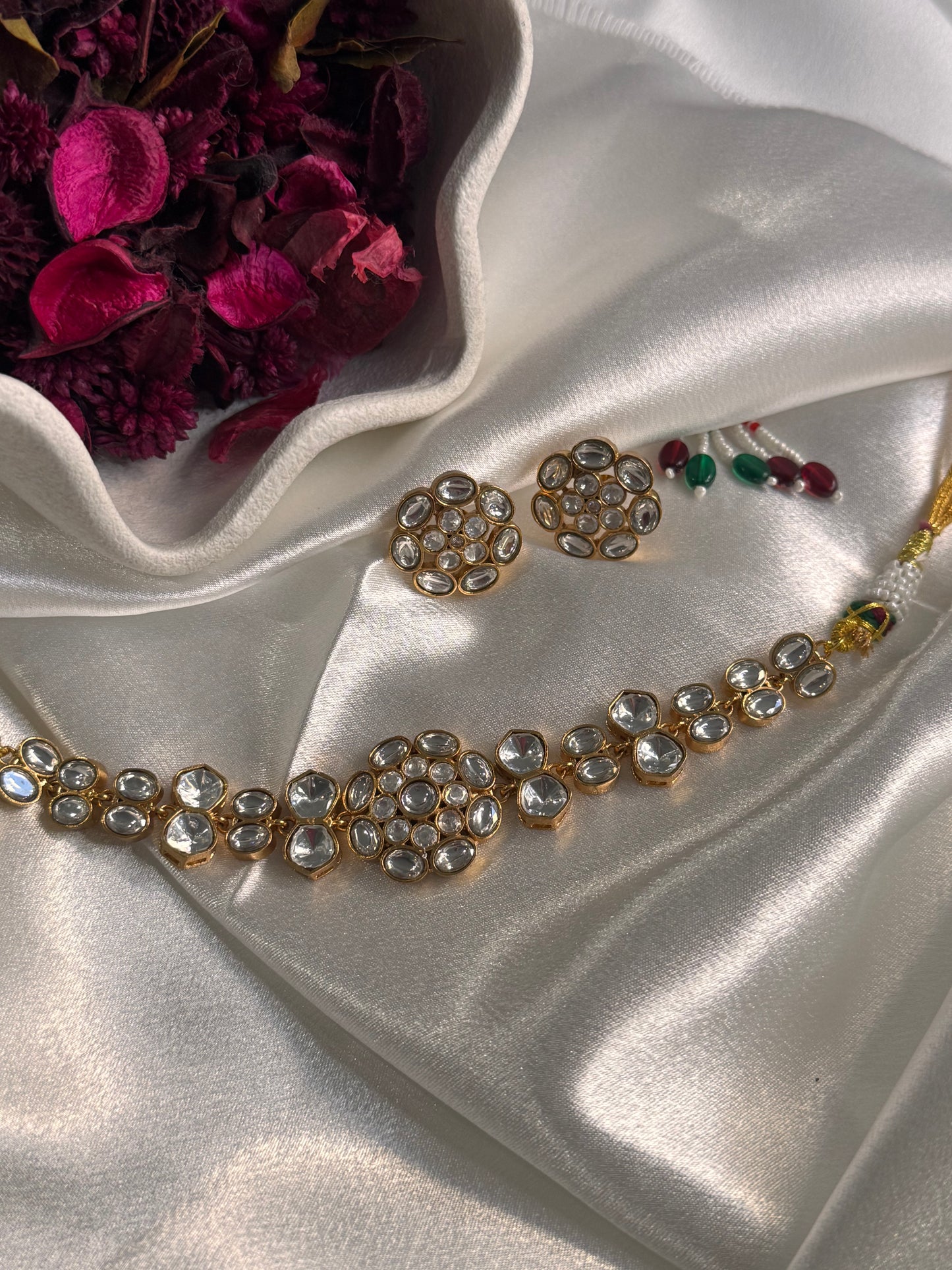 FMC1167 - Mossanite Kundan Necklace