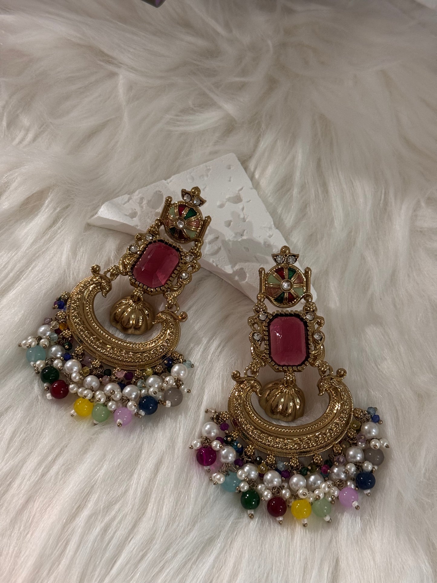 FMC495 - Kundan Earrings