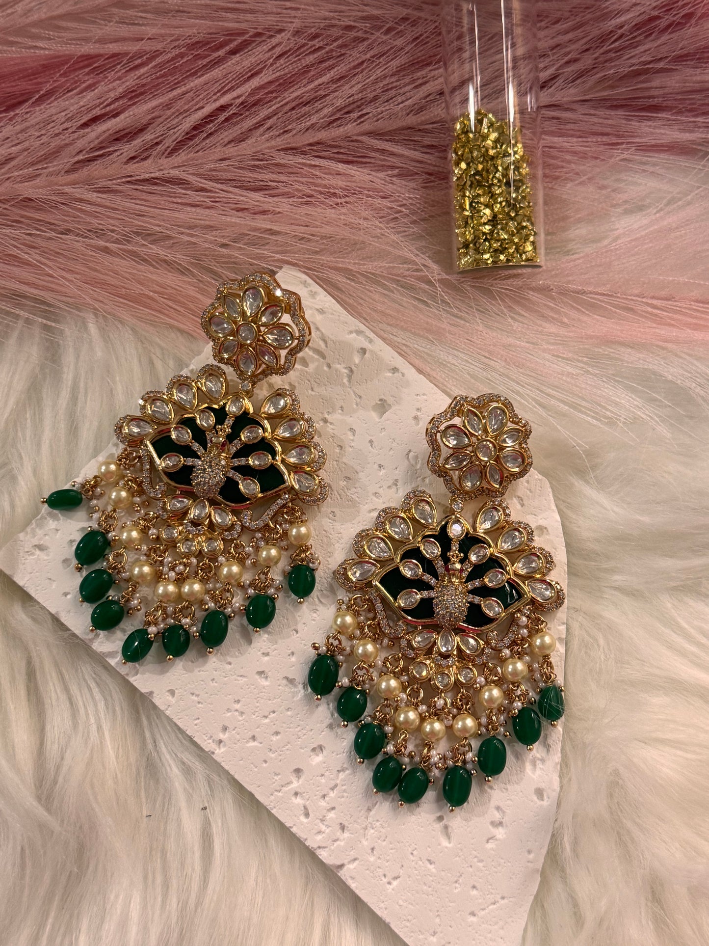 FMC2640 - Uncut Kundan Earrings